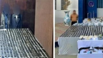 مصرع 3 عناصر إجرامية وضبط ترسانة أسلحة ونصف طن مخدرات مصرع 3 عناصر إجرامية وضبط ترسانة أسلحة ونصف طن مخدرات