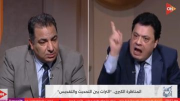 الحجاب مش فرض .. مشاجرة على الهواء بين ضيفين في مناقشة دينية فيديو