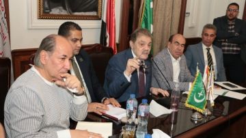 السيد البدوي يستقبل رؤوساء الأحزاب لتهنئته برئاسة الوفد.. وفريد زهران: الحزب سيعود أفضل من مكانته في عهدي النحاس وسراج الدين