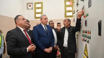 محافظ الغربية يضغط زر التشغيل ويفتتح محطتي رفع الصرف الصحي بكفر عصام والشيتي بطنطا