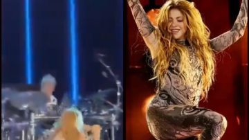 وقعت على ركبتها.. لحظة سقوط شاكيرا خلال حفلها الأخير فى السلفادور وقعت على ركبتها.. لحظة سقوط شاكيرا خلال حفلها الأخير فى السلفادور