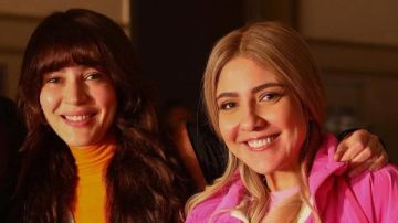 شاهد.. مي كساب وندى موسى من كواليس مسلسل نون النسوة في رمضان