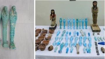 ضبط 509 قطع.. عامل بأسيوط يحول منزله إلى متحف مصغر بآثار مهربة ضبط 509 قطع.. عامل بأسيوط يحول منزله إلى متحف مصغر بآثار مهربة