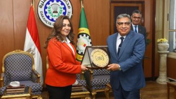 وزيرة التنمية المحلية تصل الدقهلية لافتتاح وتفقد مشروعات خدمية