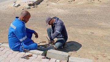 رئيس مدينة الغردقة يتابع أعمال صيانة شاملة لمنظومة الإنارة بعدد من الطرق الرئيسية