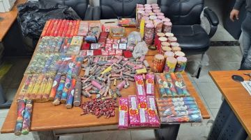 ضبط 2375 قطعة ألعاب نارية في أسواق الغربية صور