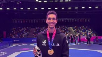 الاتحاد العالمي للتايكوندو يختار سيف عيسي ضمن أفضل 3 لاعبين على مستوي العالم