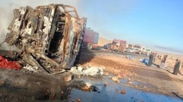 شاهد.. الصور الأولى لـ تصادم سيارتين بطريق إدفو مرسى علم شاهد.. الصور الأولى لـ تصادم سيارتين بطريق إدفو مرسى علم