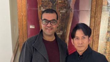 نجم الساموراي الياباني جوتيتشي أوكادا يجهز لتسجيل فيلم عن الحضارة المصرية نجم الساموراي الياباني جوتيتشي أوكادا يجهز لتسجيل فيلم عن الحضارة المصرية