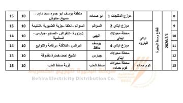 لإجراء أعمال صيانة.. فصل الكهرباء عن مناطق وقرى بالبحيرة اليوم لإجراء أعمال صيانة.. فصل الكهرباء عن مناطق وقرى بالبحيرة اليوم