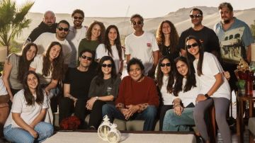 يا واحشني.. صور جديدة للكينج محمد منير وأمير عيد من إعلان رمضان