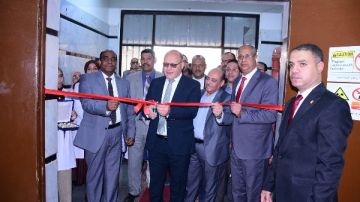 افتتاح جهاز الجاما كاميرا بوحدة الطب النووي بمستشفيات جامعة سوهاج