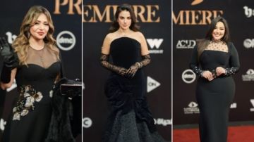 الأسود يفرض أناقته على إطلالات النجمات في حفل رمضان بريميير