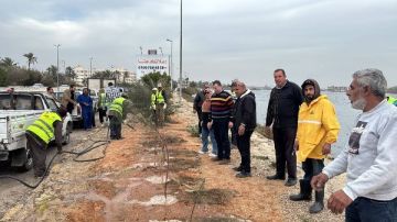 حملة لرفع المخلفات والتراكمات بمختلف المناطق بدمياط