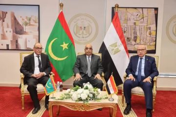 وزير العدل يستقبل رئيس المحكمة العليا بالجمهورية الإسلامية الموريتانية وزير العدل يستقبل رئيس المحكمة العليا بالجمهورية الإسلامية الموريتانية