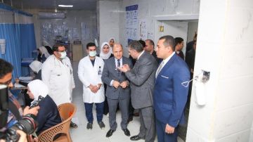 محافظ كفر الشيخ يفتتح العناية المركزة الجديدة بمستشفى فوة المركزي.. صور