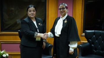 أمل عمار تناقش مع نائبة رئيس وزراء أوزبكستان دعم وتمكين المرأة والأسرة