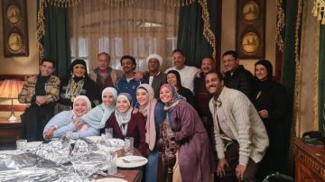 سيد رجب وهالة صدقي يتألقان في كواليس مسلسل بيبو شاهد سيد رجب وهالة صدقي يتألقان في كواليس مسلسل بيبو شاهد