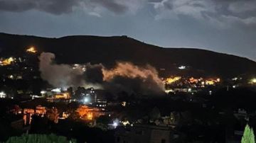 طيران الاحتلال يلقي عبوات متفجرة على بلدة مركبا جنوبي لبنان