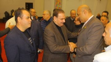 أمام مهندسي السويس .. هاني ضاحي يستعرض خطته لتنمية موارد النقابة والارتقاء بالمهنة