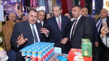 دمياط .. افتتاح معرض أهلا رمضان بكفر البطيخ