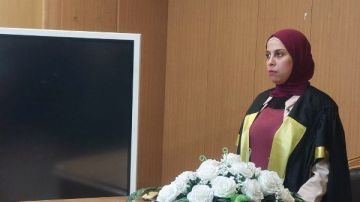 نورهان شاكر تحصل على درجة الماجستير في العلوم والتربية بتقدير امتياز صور