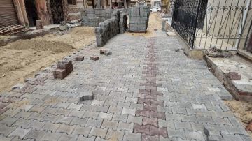 تنفيذ 70 من رصف تقسيم 4 بـ الإنترلوك في كفر الشيخ صور تنفيذ 70 من رصف تقسيم 4 بـ الإنترلوك في كفر الشيخ صور