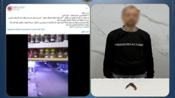 ضبط شخص تعدى على طليقته بسلاح أبيض في الشرقية