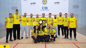 وادي دجلة يتوج بدرع دوري عمومي الرجال والسيدات للإسكواش