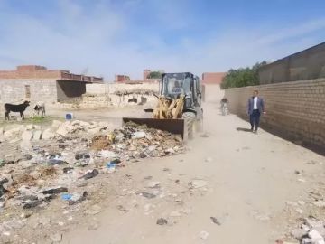 حملات مكثفة للنظافة ورفع الإشغالات بقرى يوسف الصديق بالفيوم حملات مكثفة للنظافة ورفع الإشغالات بقرى يوسف الصديق بالفيوم