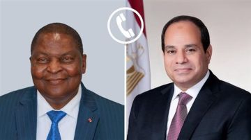 الرئيس السيسي يهنئ تواديرا بإعادة انتخابه.. ويؤكد دعم مصر للاستقرار والتنمية في إفريقيا الوسطى الرئيس السيسي يهنئ تواديرا بإعادة انتخابه.. ويؤكد دعم مصر للاستقرار والتنمية في إفريقيا الوسطى