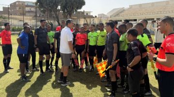 اختبارات بدنية ومحاضرات نظرية وعملية لحكام الأقصر وأسوان وقنا