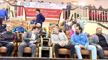 استمرار فعاليات بطولة تنس الطاولة بدمياط بحضور وكيل وزارة الشباب والرياضة