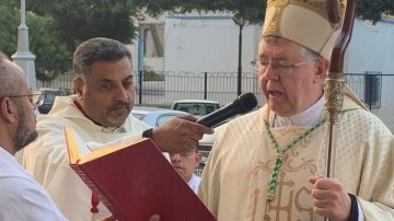 مطران الكنيسة اللاتينية بمصر يترأس قداس عيد تقدمة الرب في الإسكندرية