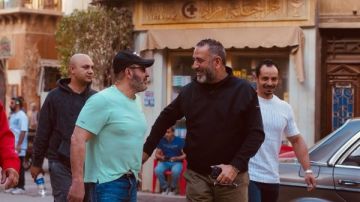 أحمد السقا يزور لوكشين مسلسل مناعة.. صور أحمد السقا يزور لوكشين مسلسل مناعة.. صور