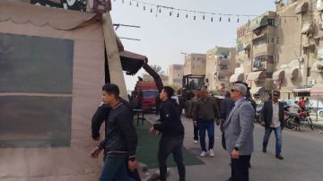 رئيس حي الزهور ببورسعيد يواصل حملاته المكبرة علي المقاهي المخالفة شاهد