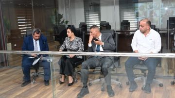 محافظ جنوب سيناء يتابع مشروعات الخطة الاستثمارية عبر الفيديو كونفرانس محافظ جنوب سيناء يتابع مشروعات الخطة الاستثمارية عبر الفيديو كونفرانس