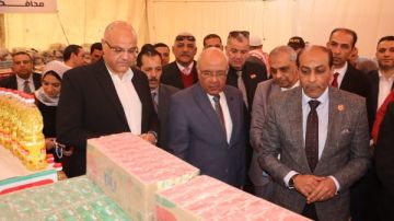 محافظ القليوبية يفتتح 3 معارض أهلا رمضان بطوخ وشبرا الخيمة