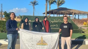 طلاب جامعة عين شمس يشاركون في الملتقى التوعوي لمواجهة التطرف والإرهاب طلاب جامعة عين شمس يشاركون في الملتقى التوعوي لمواجهة التطرف والإرهاب