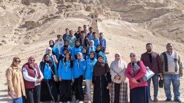 محافظ أسيوط: جوالة المحافظة يشاركون في رحلة لآثار الهمامية ودير الأنبا هيرمينا السائح بالبداري محافظ أسيوط: جوالة المحافظة يشاركون في رحلة لآثار الهمامية ودير الأنبا هيرمينا السائح بالبداري