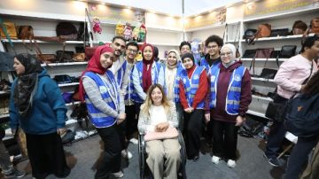 مشاركة مفعمة بالأنشطة للقومي لذوي الإعاقة بمعرض القاهرة الدولي للكتاب صور