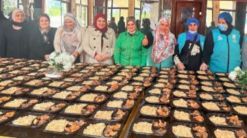 مطبخ قومي المرأة يجهز 350 وجبة إفطار رمضاني في كفر الشيخ صور