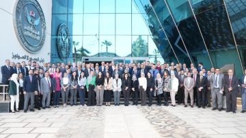 محمد فريد يودع أسرة الرقابة المالية قبل انتقاله لقيادة وزارة الاستثمار.. صور