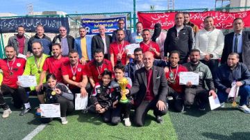 لكرة القدم.. البريد بطل دوري المصالح الحكومية بكفر الشيخ صور