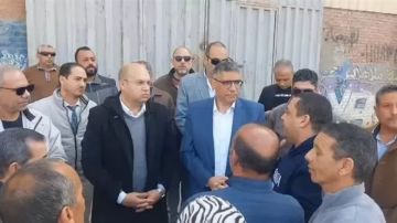 محافظ الجيزة يتفقد جهود تطهير مصرف رشاح أبو عوض بالهرم محافظ الجيزة يتفقد جهود تطهير مصرف رشاح أبو عوض بالهرم