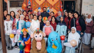 مستشفى حميات بني سويف ينظم احتفالية رمضانية لأطفال الغسيل الكلوي