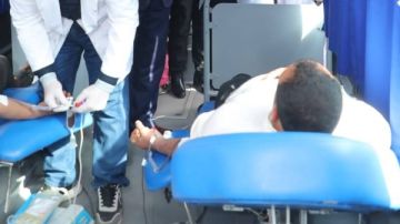 حملة للتبرع بالدم بشركة مياه الشرب والصرف الصحي في دمياط