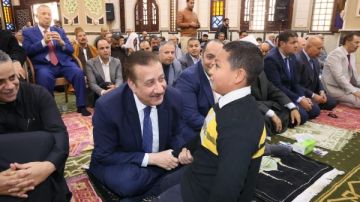 محافظ المنوفية يفتتح مسجد الشهيد طيار عاطف السادات بقرية كفر هلال