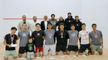 بطولة سيليا الودية للإسكواش تضع النادي على خريطة البطولات.. فيديو