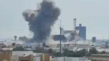 شاهد.. أول فيديو للقصف الإيراني ضد القاعدة الأمريكية في البحرين